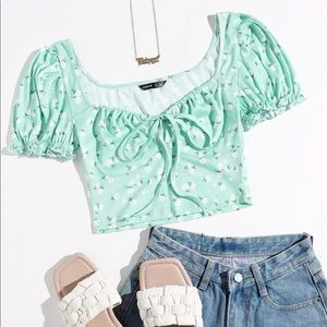 Milkmaid top from SHEIN